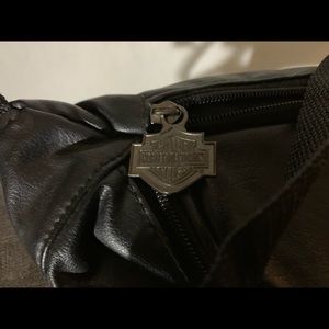 Harley Davidson leather fanny pack